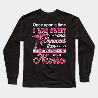 AI Started Working As A Nurse T shirt Long Sleeve T-Shirt